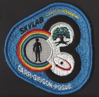SKYLAB - 3 LION BROTHERS VINTAGE NASA Hallmarked CLOTH BACK SPACE PATCH 3