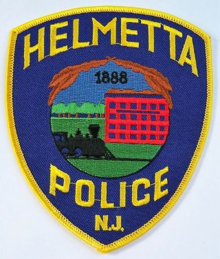 Htf Defunct Helmetta Nj Police Patch