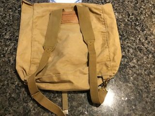 Vintage Boy Scouts Day Hike Bag No.  1225 Lightweight Canvas Pack Knapsack Usa