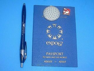 1967 Expo 67 Passport