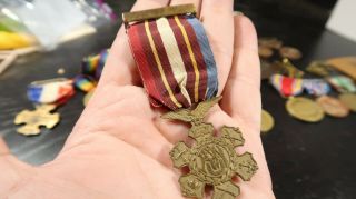 Early Us Army Navy Union Veterans Medal By Medal Arts Co