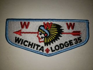 Boy Scout Oa 35 Wichita Lodge Vigil Flap