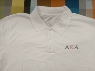 Alpha Kappa Alpha Kappa Alpha Psi Polo Shirt Xl Custom Greek Apparel $15.  08