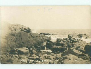 Pre - 1929 Rppc High Popples Bass Rocks In Gloucester Massachusetts Ma I5636