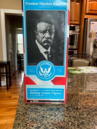 Limited Edition President Theodore Roosevelt Talking Vinyl Action Figure (2003)