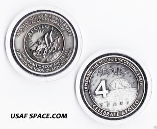 Apollo 13 - 40th Anniversary Medallion - Contains Metal Flown To The Moon