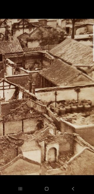 ANTIQUE PEKING BEIJING BOXER REBELLION POTS CHINESE PAINTING STEREOVIEW PHOTO NR 4