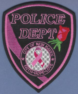 Haven Missouri Police Pink Ribbon Patch