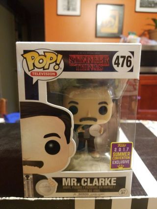 Funko Pop Stranger Things Mr.  Clarke (2017 Summer Convention Exclusive)