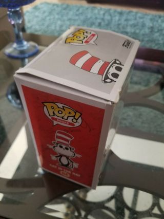 Funko POP Books Dr.  Seuss Cat In The Hat 04 Barnes & Noble Exclusive Flocked 3