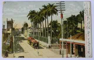 Hababa,  Cerro Ave,  Calzada Del Cerro Cuba,  1908 Postcard / Stamp F623
