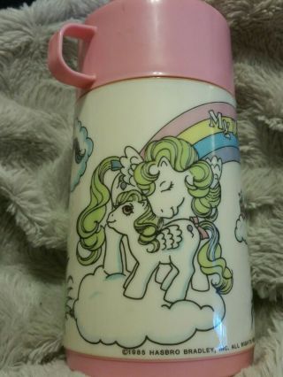 Vintage 1985 My Little Pony Aladdin Thermos in Pink:) Rare Find 2