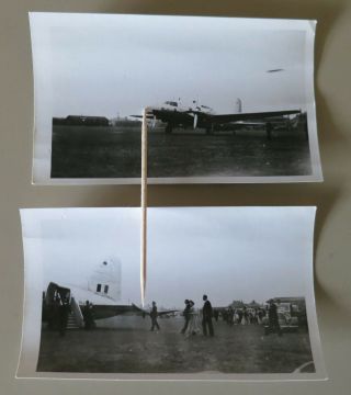 Photos Of A Member Of The Royal Family Boarding Plane & Rolls Royce Cars 1930s