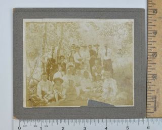 Antique Photo 1906 Group Photo All Identified Named Faded BC Canada Z3 4