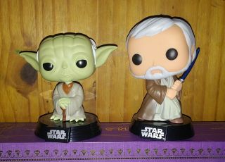 Funko Pop Yoda Ben Obi - Wan Kenobi Star Wars Jedi Loose Vinyl