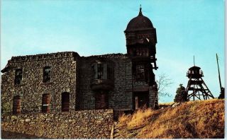Helena,  Mt Montana The Historic Old Fire Tower C1960s Postcard