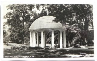 White Sulphur Springs,  W.  Va Rppc Ekc Paper Postcard D523