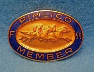 Pimlico F 59 Member (baltimore) - 221 Pin