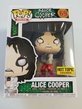 Funko Pop Alice Cooper Straight Jacket Hot Topic Exclusive 69