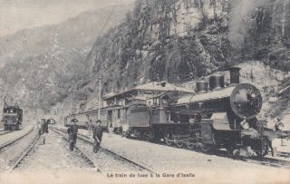 Italy - Le Train De Luxe A La Gare D`iselle - Postcard To Alexandria Egypt 1907s