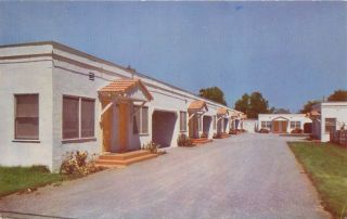 The Kings Highway Motel Santa Clara Ca California Chrome Postcard 1950s
