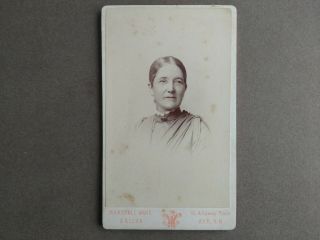 Cdv Victorian Photograph Of A Lady By Marshall Wane & Allan Of Ayr N B