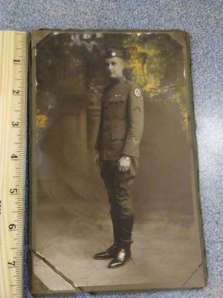 5 X 8 Old Photo Of A Soldier L@@k