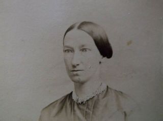 10 Day Civil War Era Cdv Lovely Woman Idd Jones Tax Stamp Philadelphia