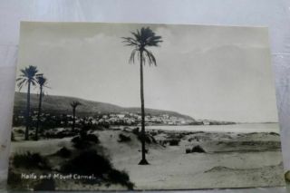 Israel Haifa Mount Carmel Postcard Old Vintage Card View Standard Souvenir Post