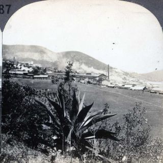 Mexico El Oro Gold And Silver Mining Center Stereoview 16106 Ve287 Fx