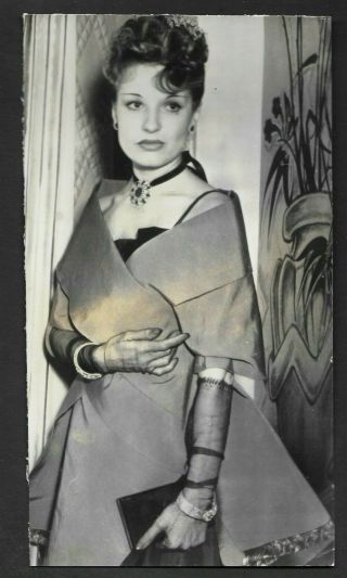 Press Photograph 1938 Celebrity Actress Lily Damita Wife Of Errol Flynn 455