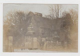 Old Real Photo Card The Lodge Brantingham Thorpe Elloughton 1905