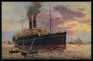 P&o Peninsular And Oriental Steam Navigation Company Ship Ss Kaiser - I - Hind Pc