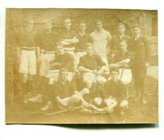 1900s Photograph Showing St Minver Cornwall Hockey Team