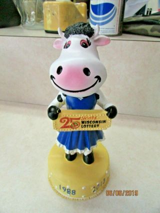 Very Rare 2013 Wisconsin Lottery 25th Anniversary Collectible Bobblehead