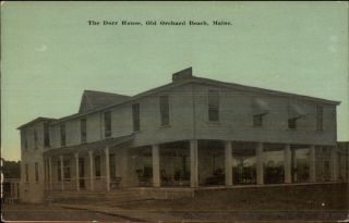 Old Orchard Beach Me Dorr House C1910 Postcard