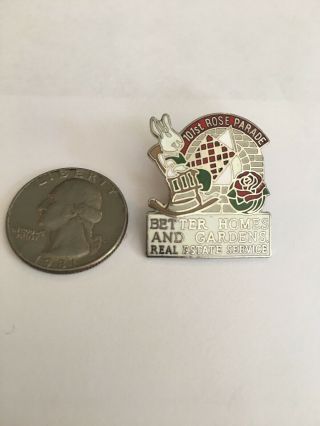 101st Rose Parade,  Better Homes And Gardens.  Real Estate Service,  Lapel Pin 3