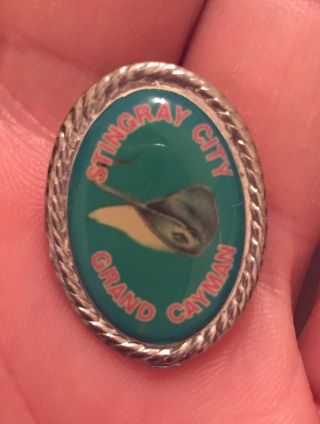 Stingray City Cayman Islands Lapel Pin Souvenir Collectible Caribbean