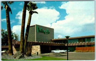 Scottsdale,  California Ca Roadside Valley Ho Hotel C1950s Convertible Postcard