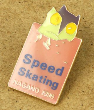Japan Nagano 1998 Winter Olympics Pin Speed Skating