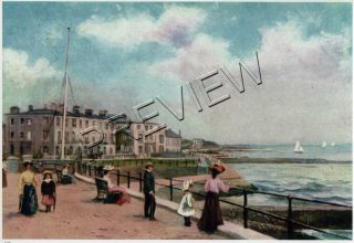 The Parade With Flagpole,  Walton - On - The - Naze,  Essex - Colour
