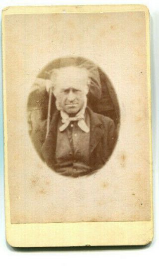 1890s Cdv Photograph By Wright Of Shrewsbury Portrait Of An Old Man