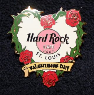 Hard Rock Cafe Pin - St.  Louis - Valentines Day 2002 - Limited Edition 300