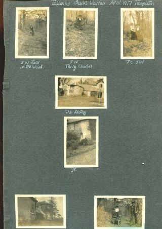 1917 Mounted Photographs Recovered From A Broken Album Templeton Devon 26 Photos