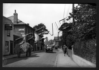 The High Street,  Walton - On - The - Naze - Hay Cart & Early Motor Car - Photo