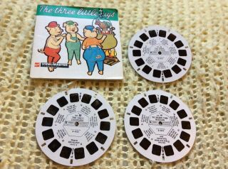 Viewmaster - The Three Little Pigs - 3 X Reel Set