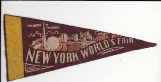 1939 Vintage Pennant - York World 