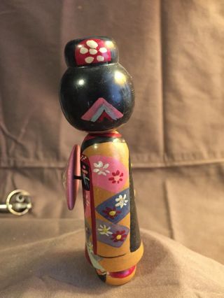 Antique Vintage Japanese/Oriental/Asian Bobble Head/Nodder Girl Doll 2