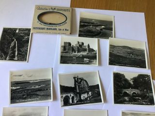 12 small photos in of the Isle of man 1930/40 ' s 2
