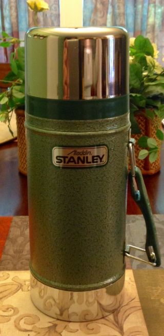 Vintage Aladdin Stanley 24oz Wide Mouth Thermos Bottle Hot/cold -